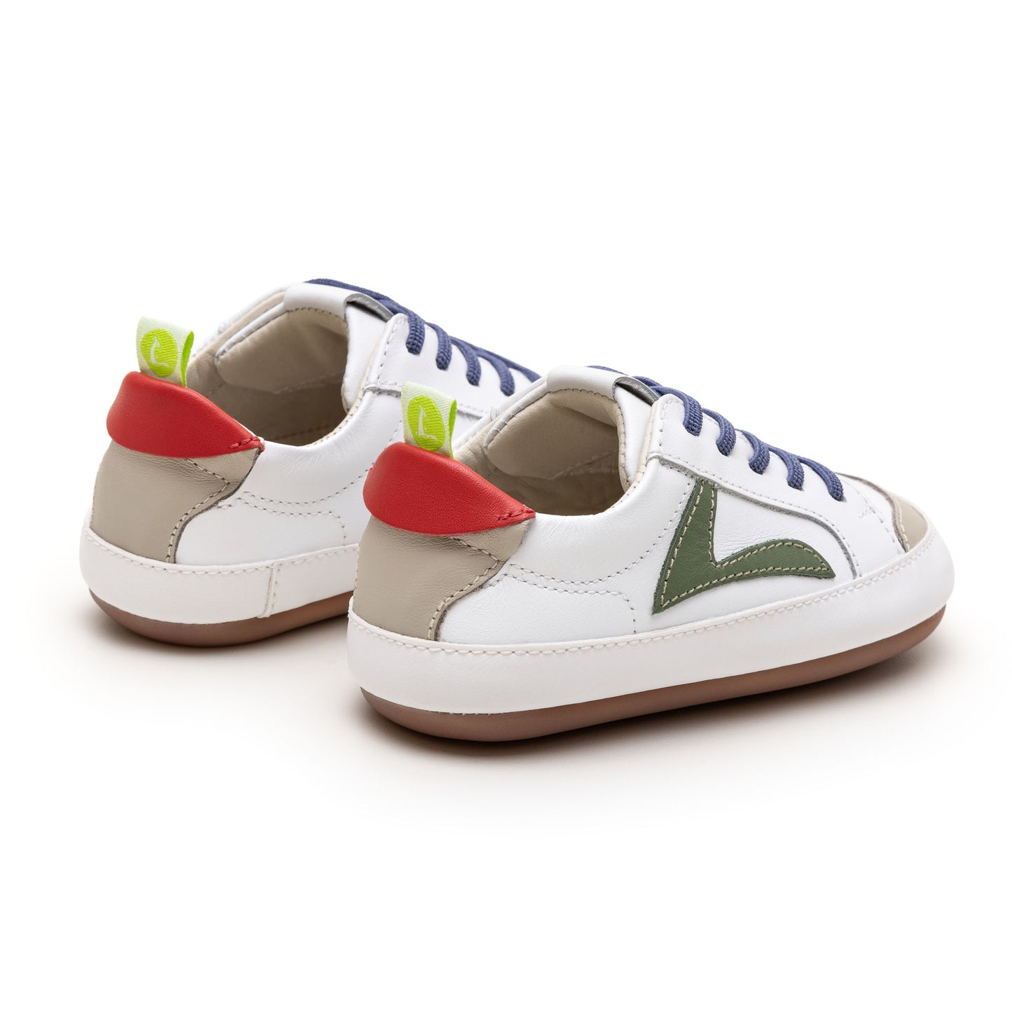 Tip Toey Joey - Ground Branco/Verde/Vermelho