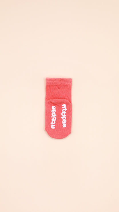 Attipas - Meias Antiderrapantes Rainbow Red
