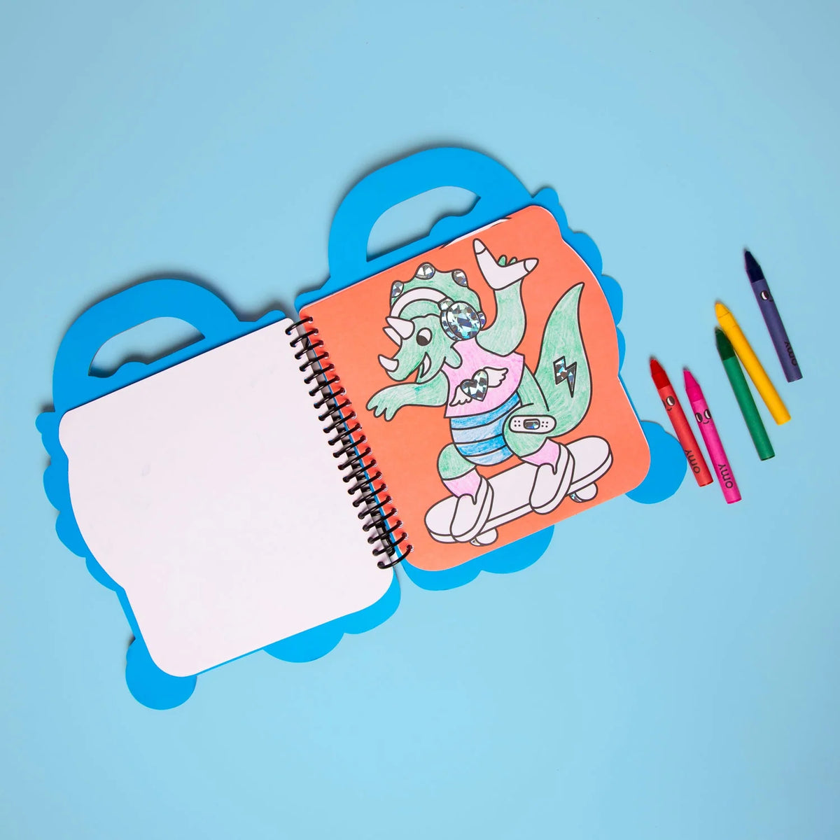 OMY - Livro de Colorir + Autocolantes Dinos