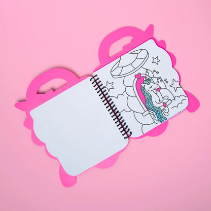 OMY - Livro de Colorir + Autocolantes Unicórnio Lily