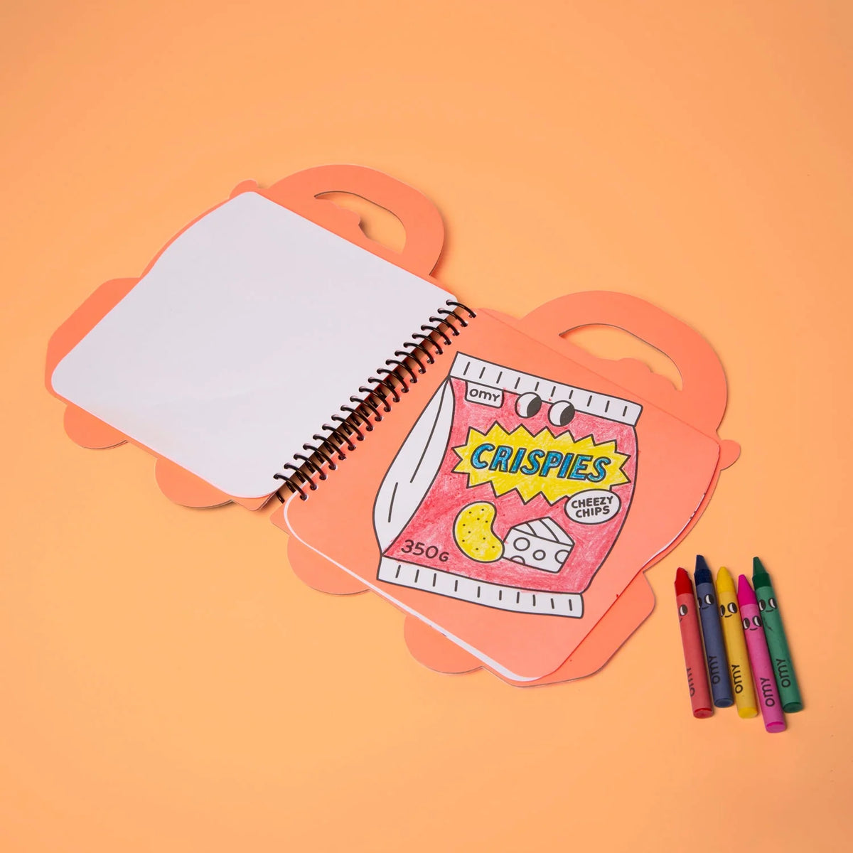 OMY - Livro de Colorir + Autocolantes Yummy
