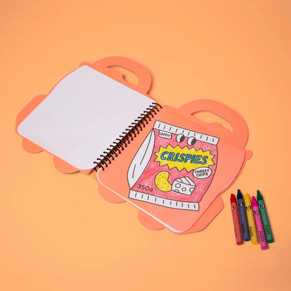 OMY - Livro de Colorir + Autocolantes Yummy