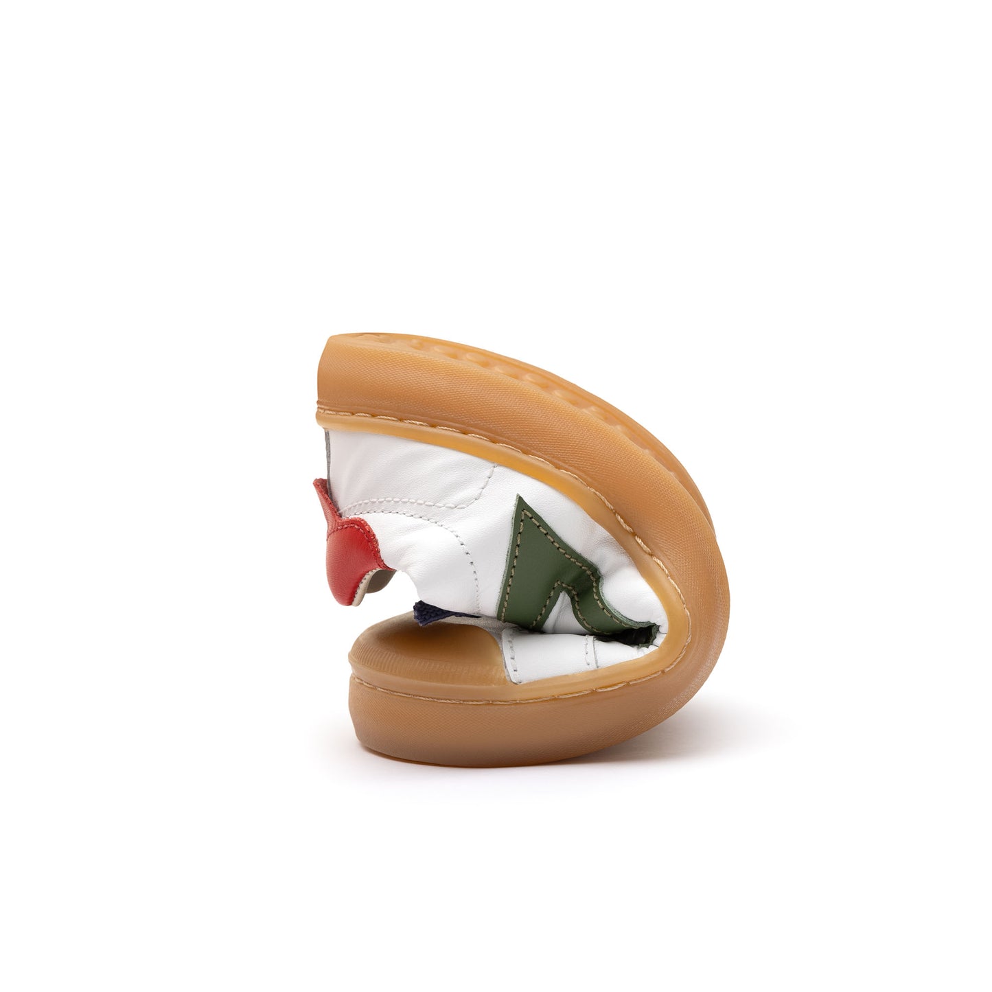 Tip Toey Joey - Ground Branco/Verde/Vermelho (Correr e Brincar)