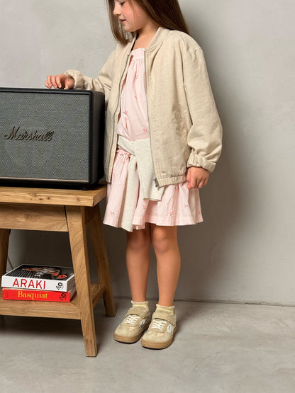 Lejan - Sapatilhas One Nylon Beige Criança