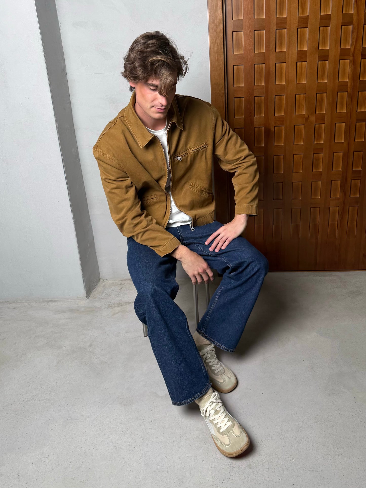 Lejan - Sapatilhas One Nylon Beige Adulto