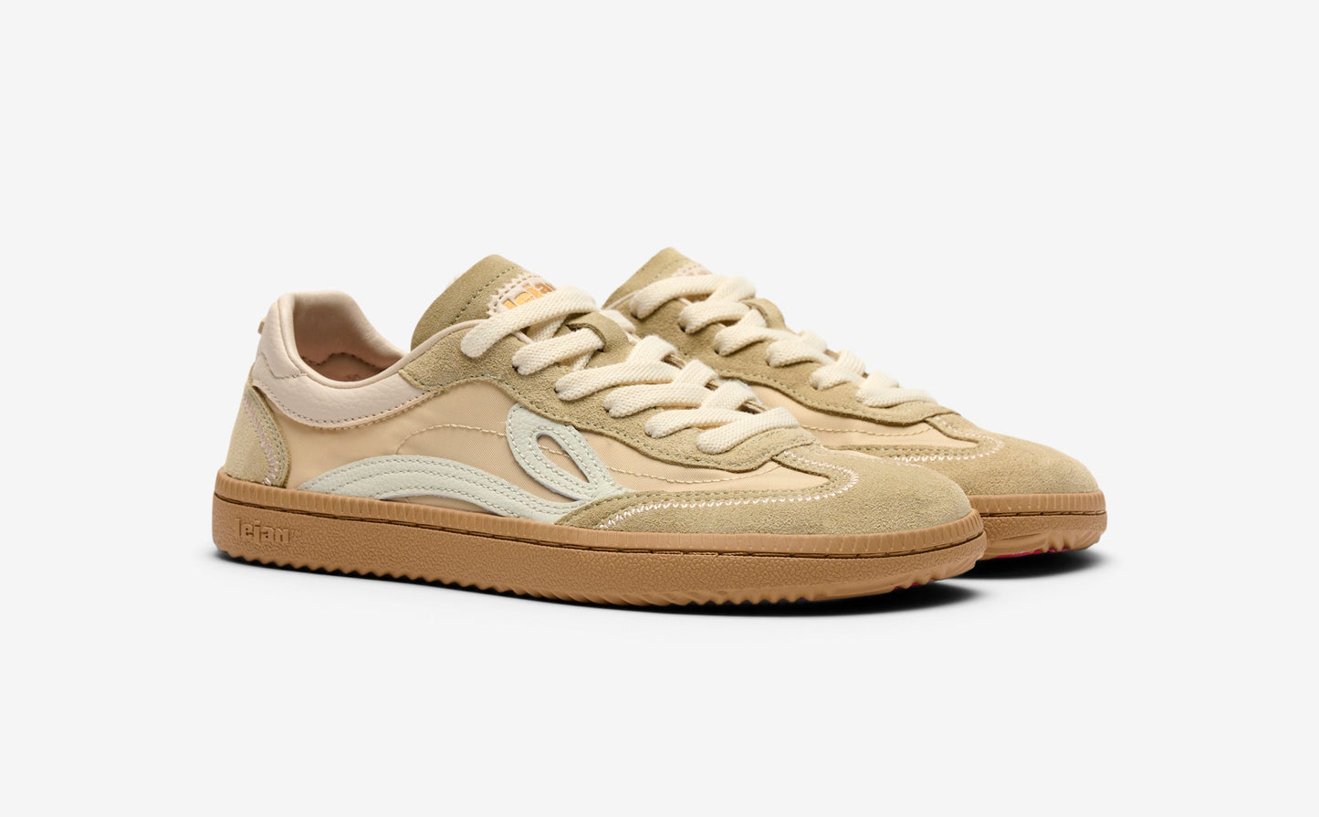 Lejan - Sapatilhas One Nylon Beige Adulto