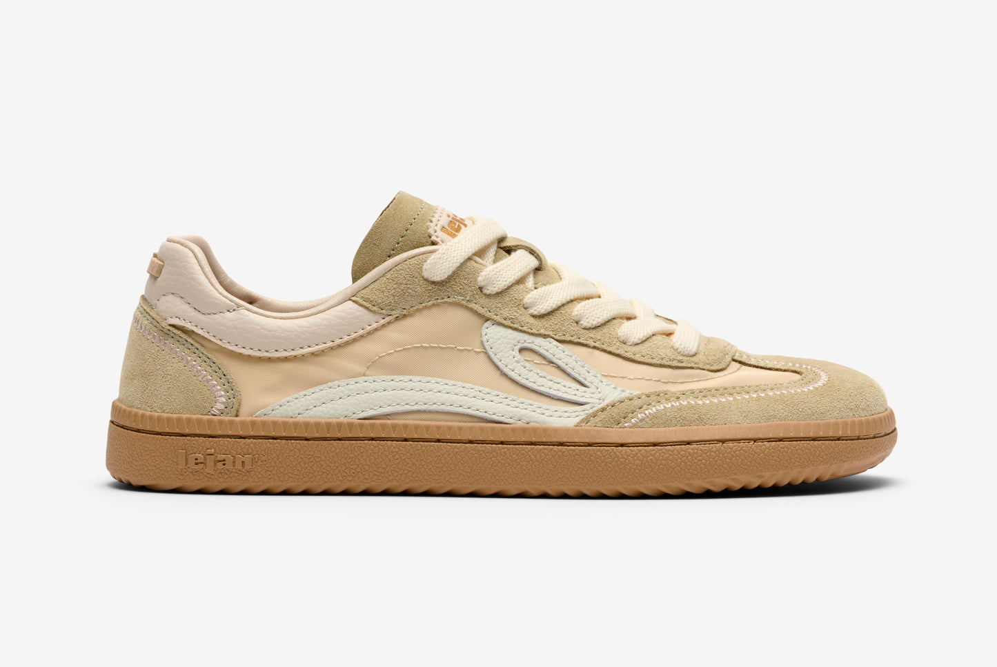 Lejan - Sapatilhas One Nylon Beige Adulto