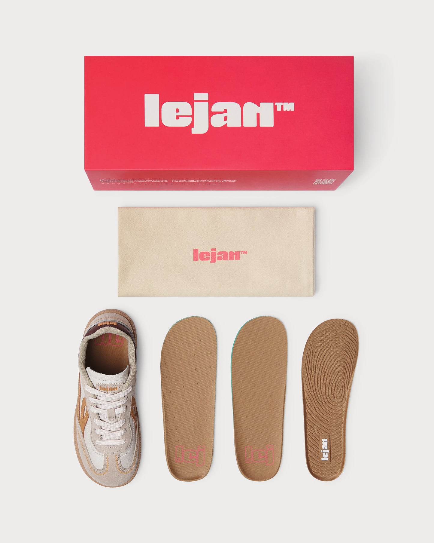 Lejan - Sapatilhas One Cream