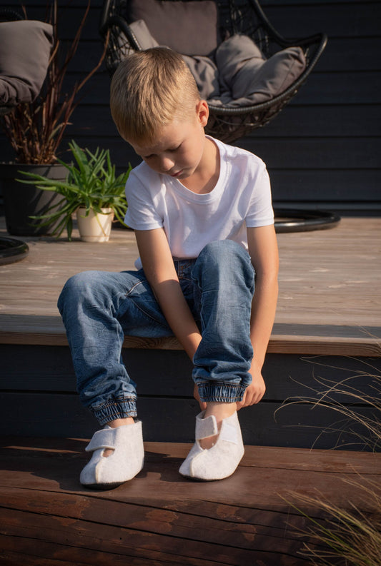 OmaKing - Pantufas Branco