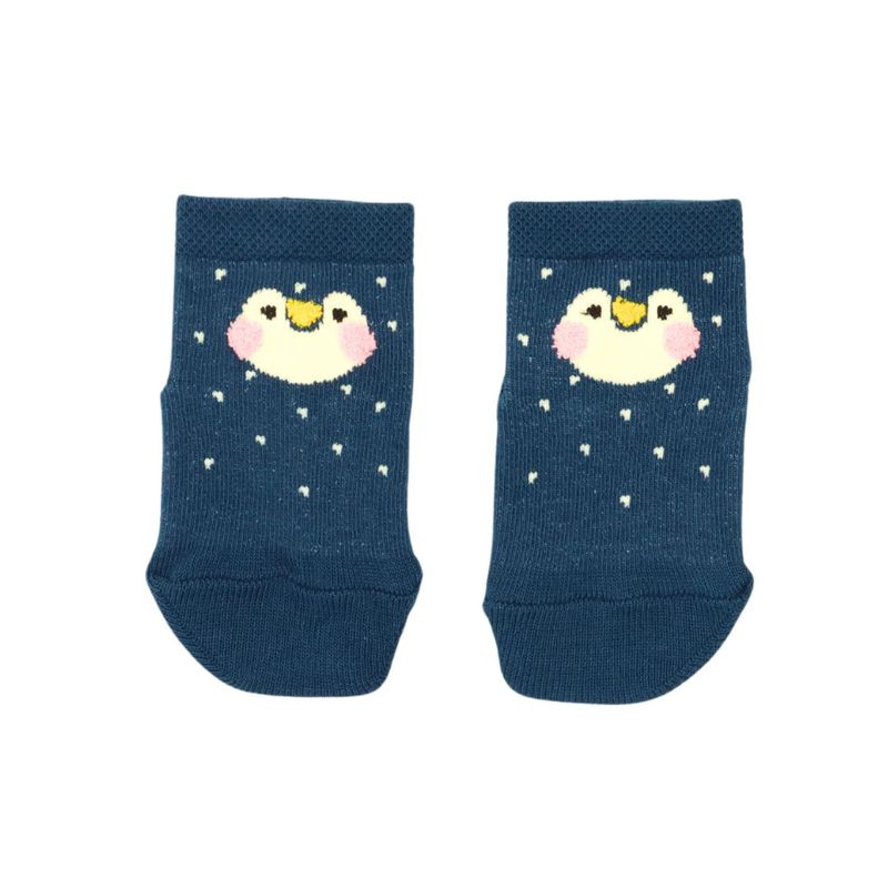 Attipas - Meias Antiderrapantes Pinguim e Urso (Pack de 2)