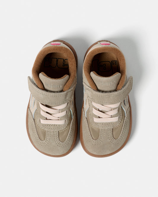 Lejan - Sapatilhas One Dark Beige Criança