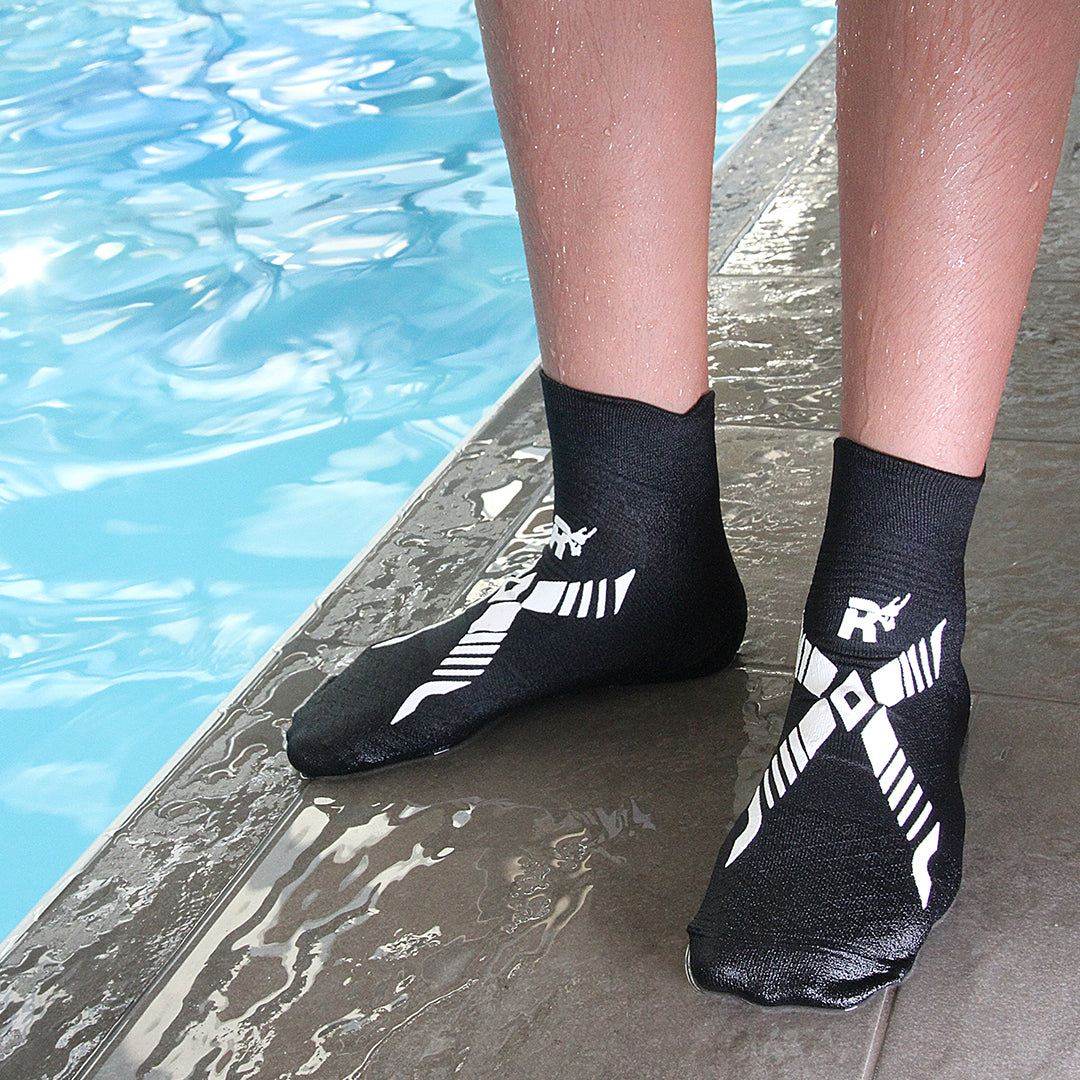 R-Evenge  - Meias de Piscina Adulto Preto e Azul