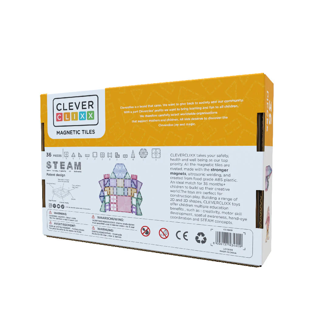 Cleverclixx - Pack Petite Pastel 36 peças