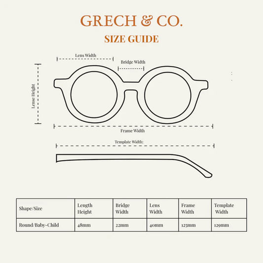 Grech & Co - Óculos de sol polarizados Blush Bloom + Tortoise