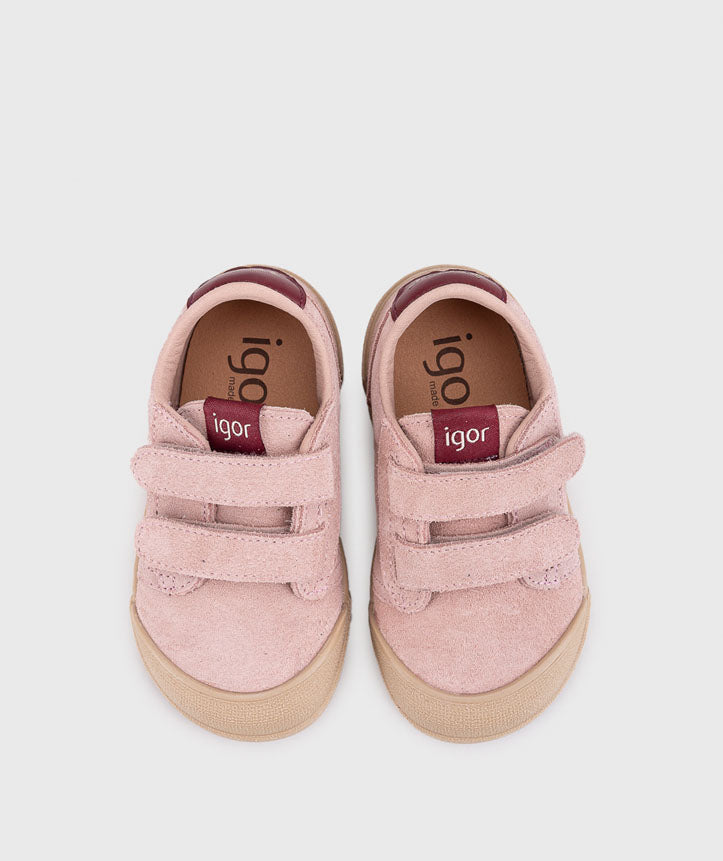 Igor - Sapatilha Tennis Suede Rosa