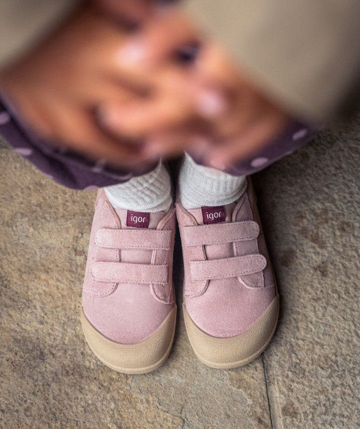 Igor - Sapatilha Tennis Suede Rosa