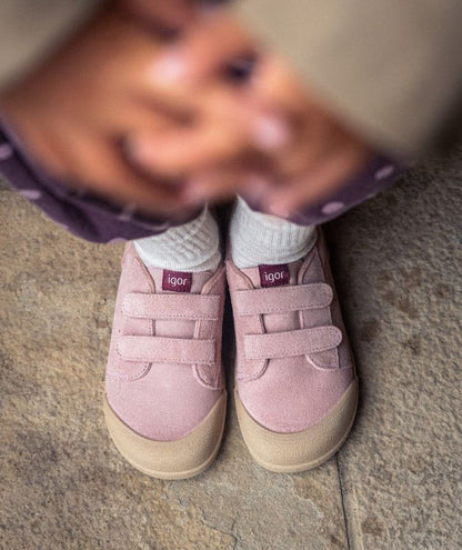Igor - Sapatilha Tennis Suede Rosa