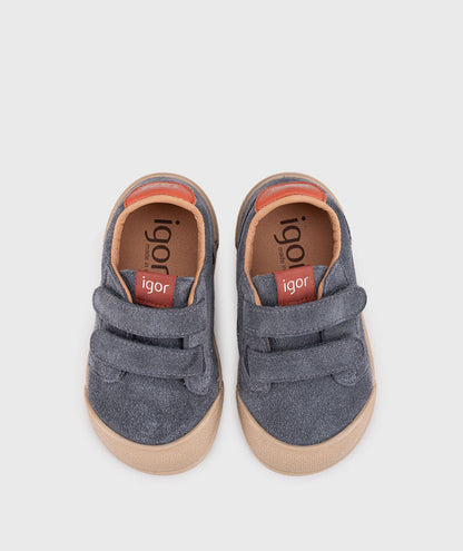 Igor - Sapatilha Tennis Suede Cinzento
