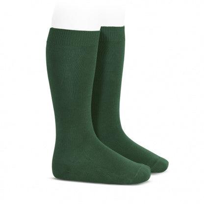Cóndor - Meias Altas Lisas Verde Garrafa