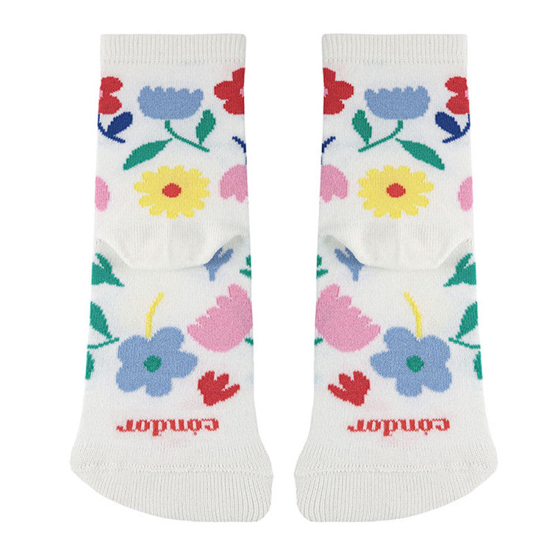 Cóndor - Meias Barefoot Curtas Floral