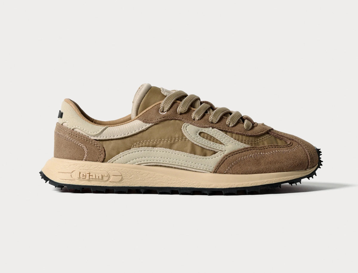 Lejan - Sapatilhas Melrose Dark Beige Adulto