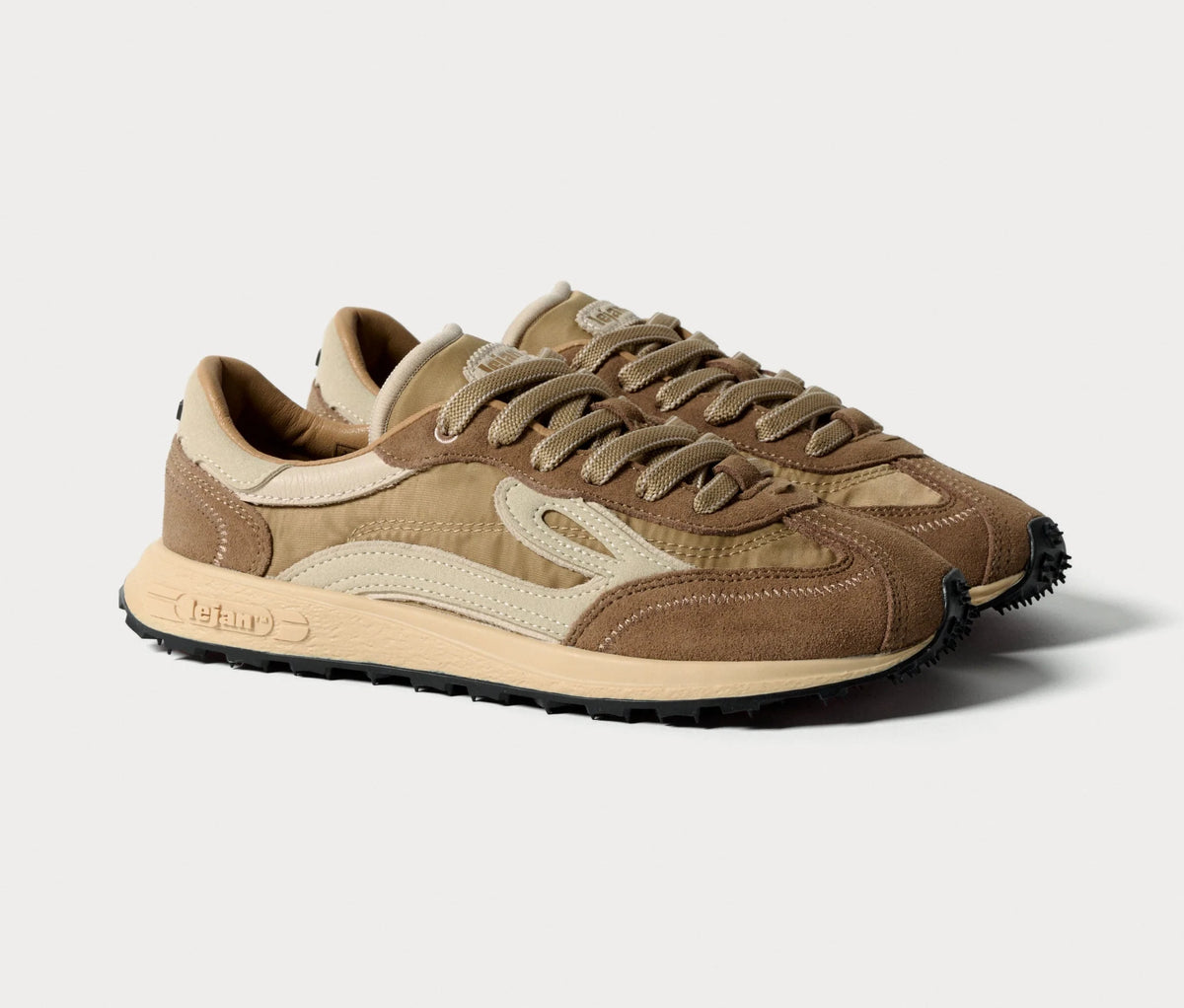 Lejan - Sapatilhas Melrose Dark Beige Adulto
