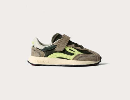 Lejan - Sapatilhas Melrose Dark Olive Criança