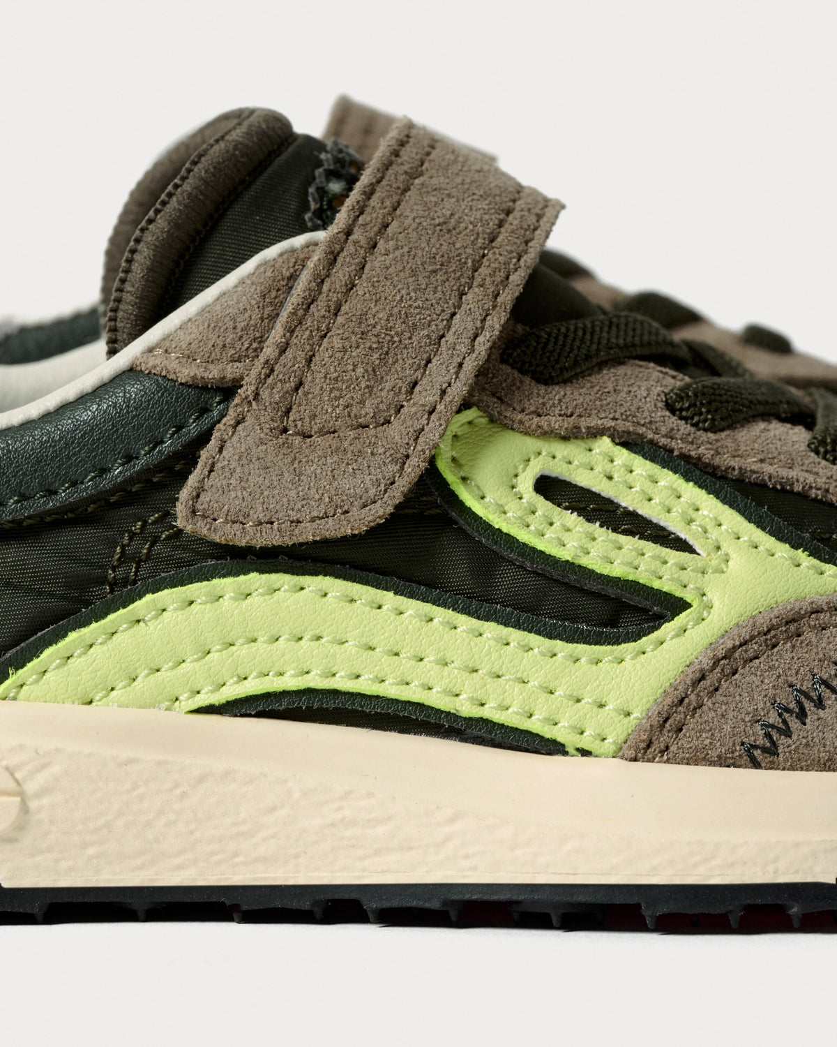 Lejan - Sapatilhas Melrose Dark Olive Criança