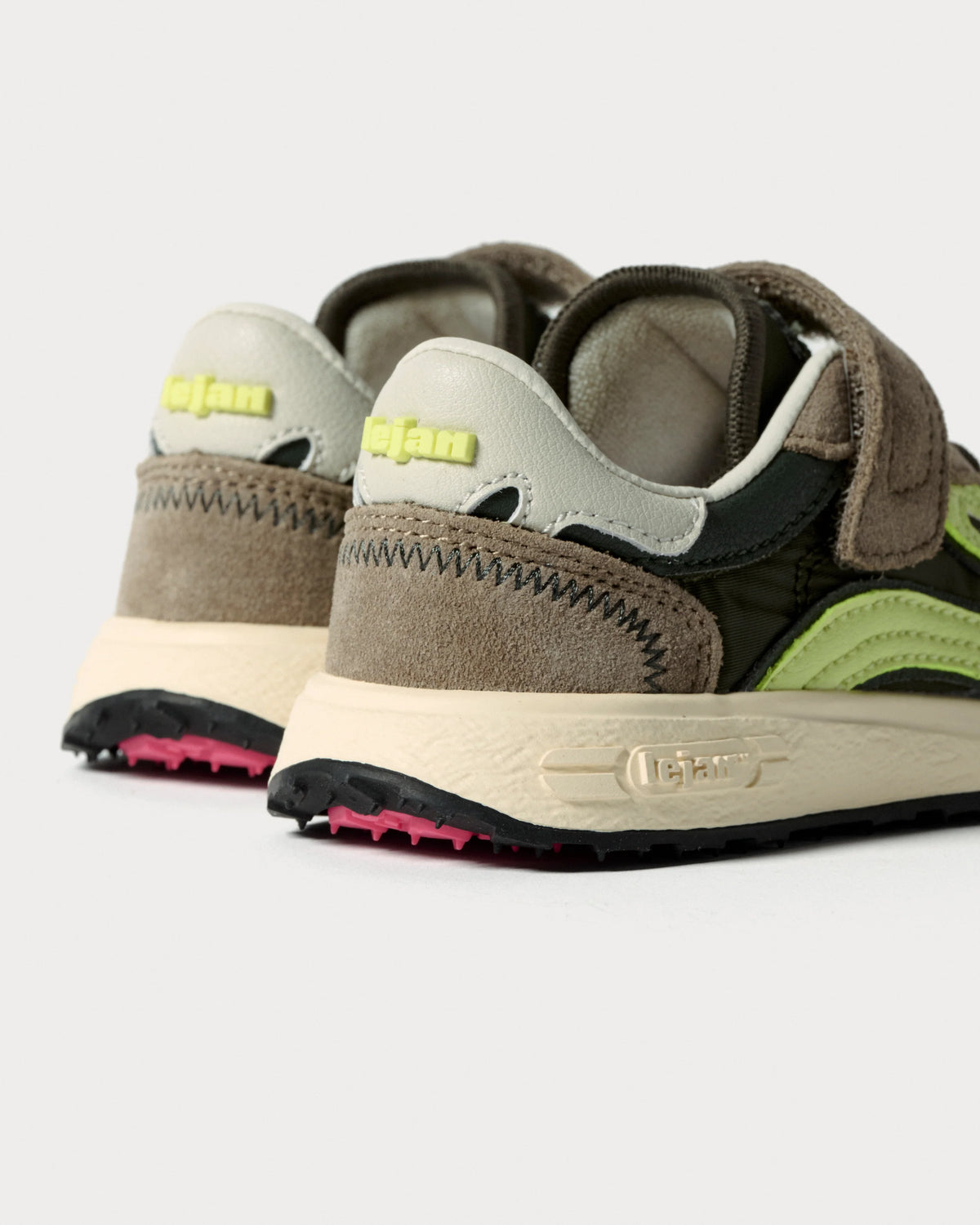 Lejan - Sapatilhas Melrose Dark Olive Criança