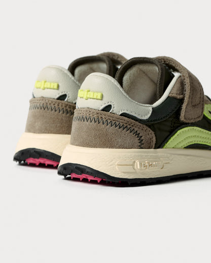 Lejan - Sapatilhas Melrose Dark Olive Criança