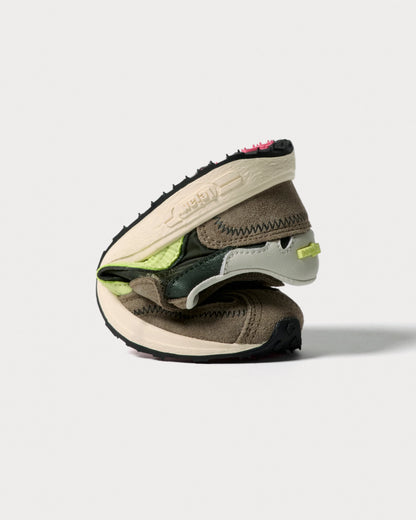 Lejan - Sapatilhas Melrose Dark Olive Criança
