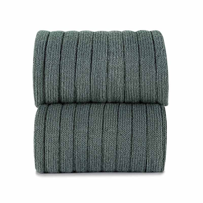 Cóndor - Meias Altas Caneladas Verde Liquen