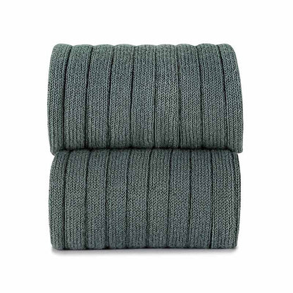 Cóndor - Meias Altas Caneladas Verde Liquen