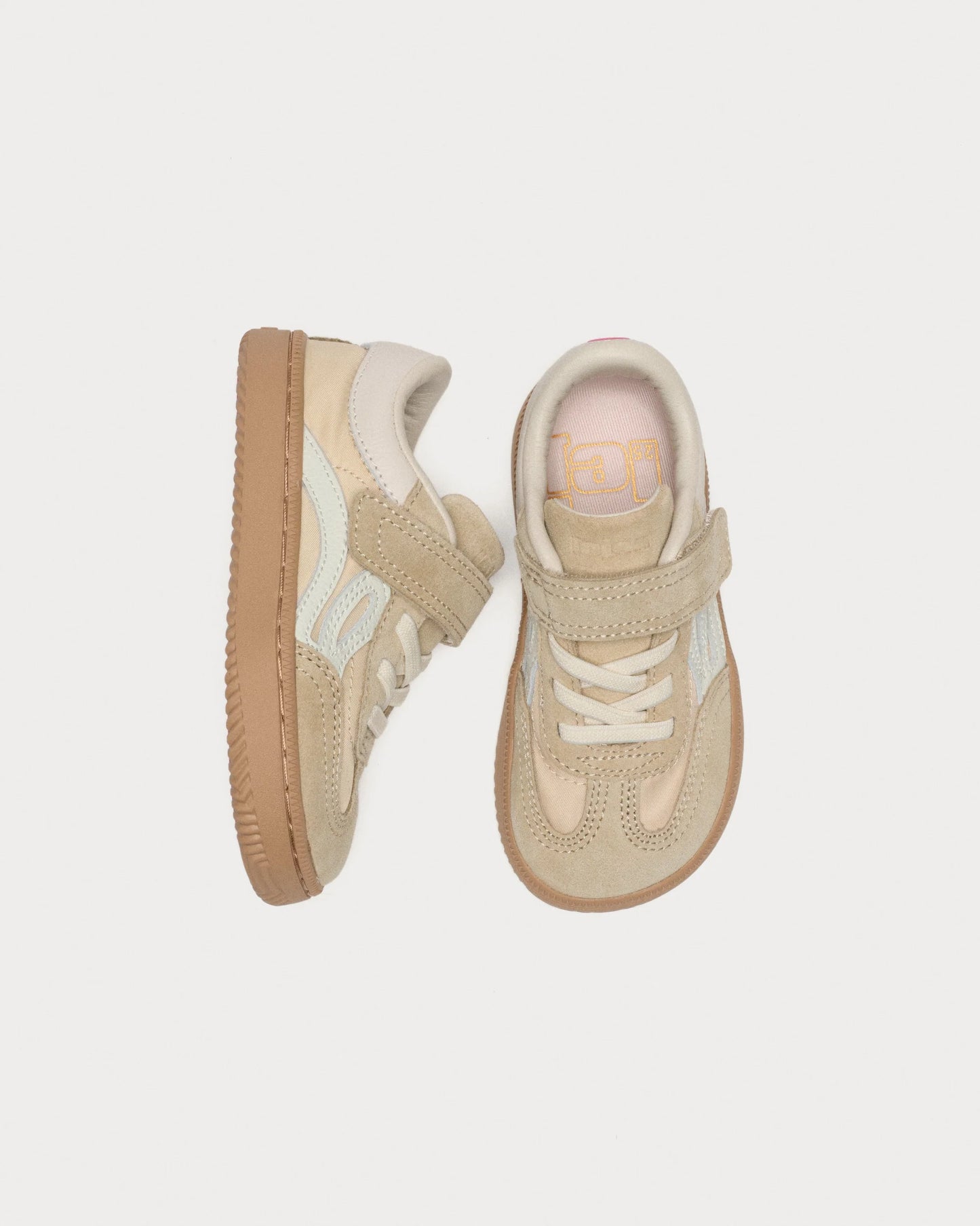 Lejan - Sapatilhas One Nylon Beige Criança