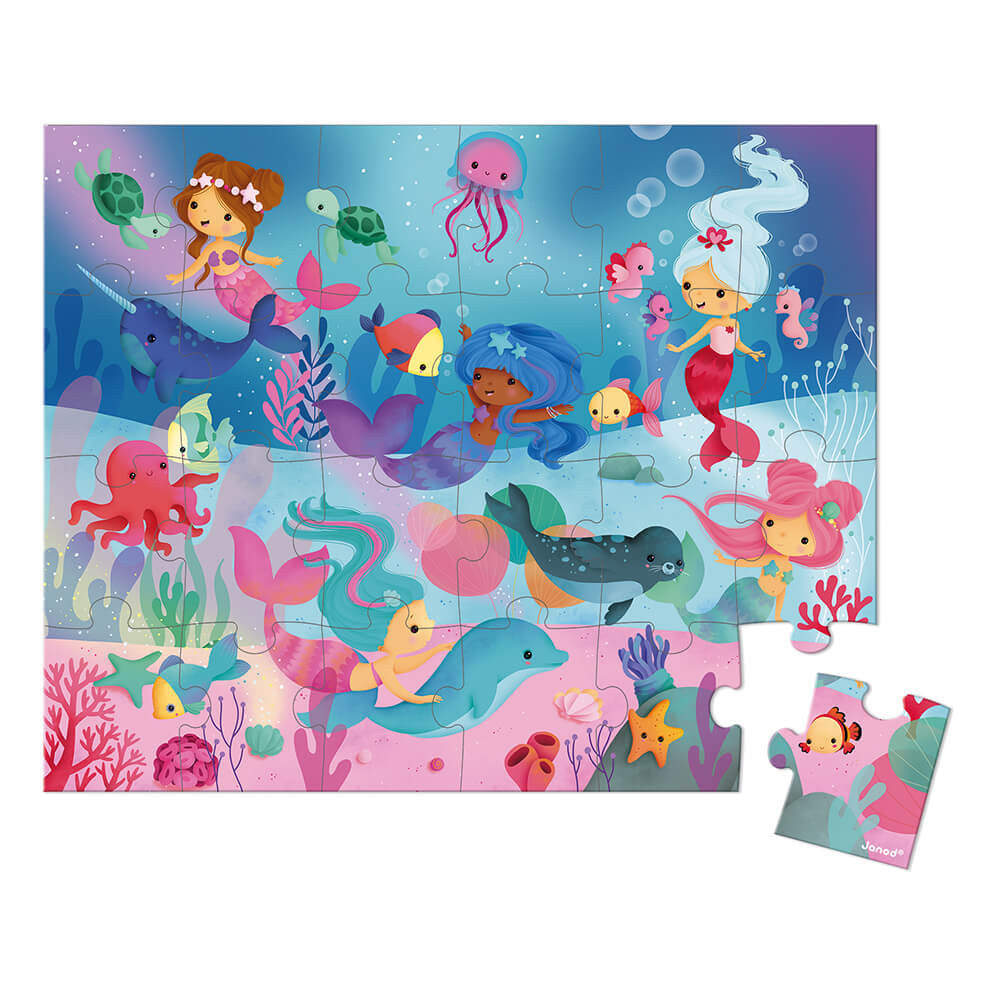 Janod - Puzzle Sereias 24 Peças