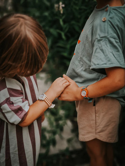 Grech & Co - Relógio Clássico Sienna Gingham